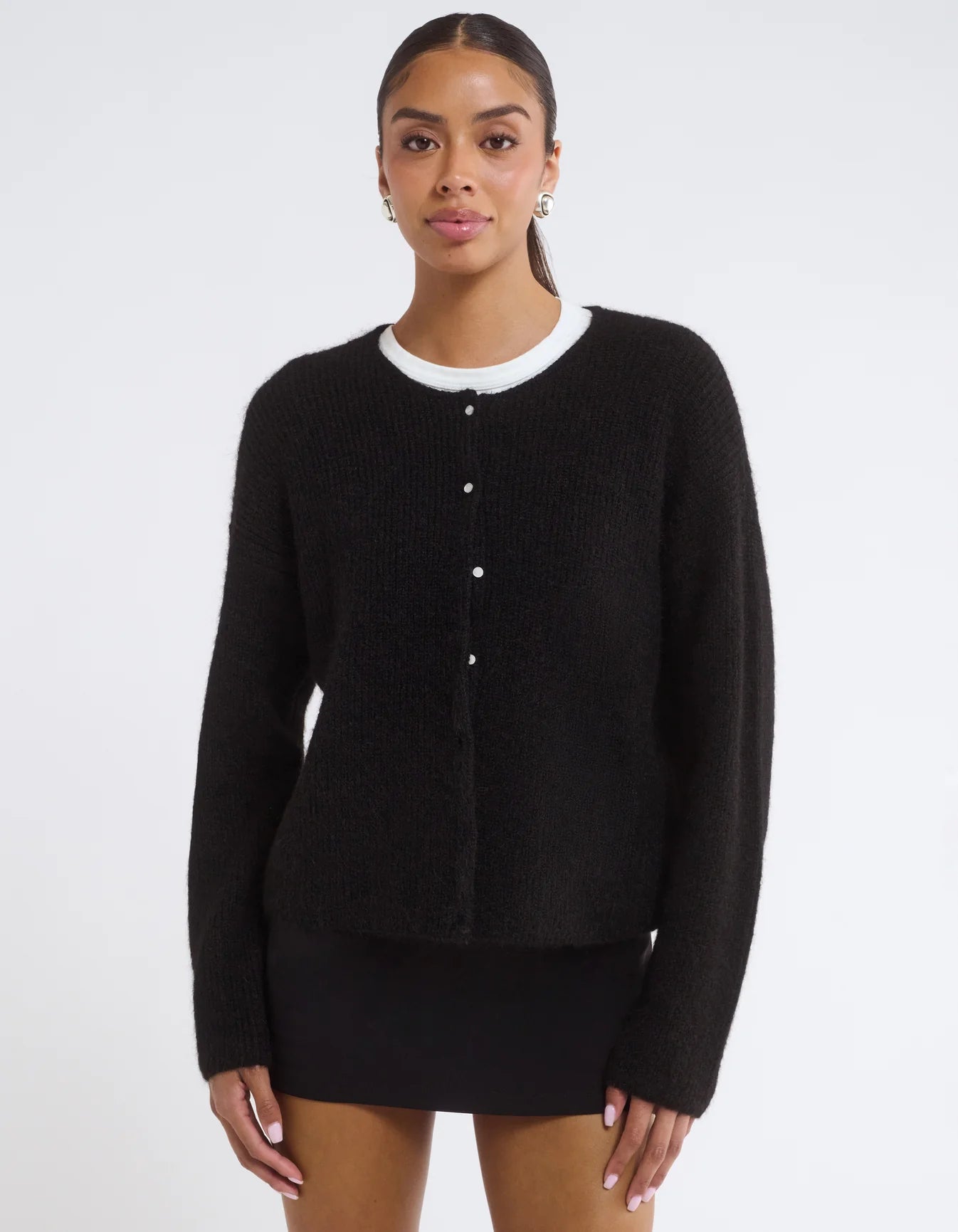 Newport Cardigan Black