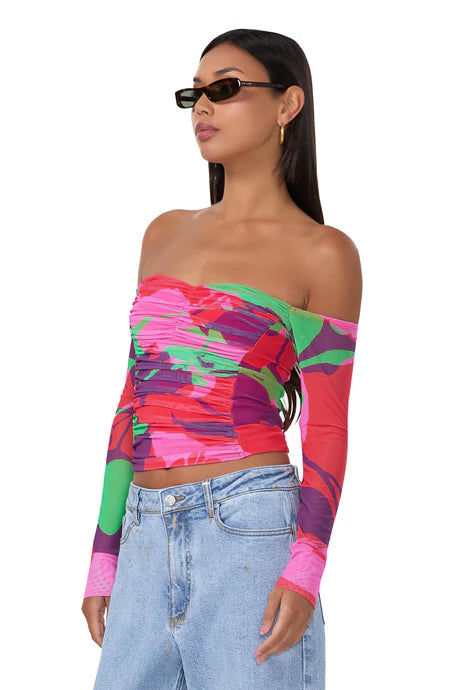 | Odilla Top | Graphic Floral