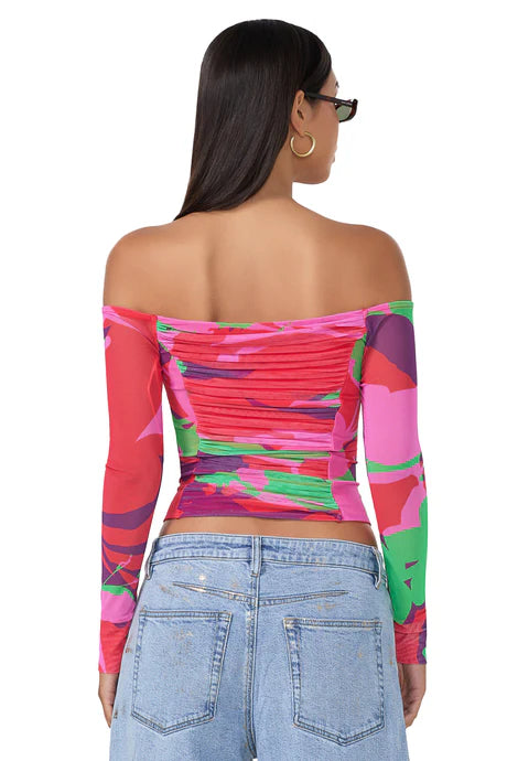 | Odilla Top | Graphic Floral