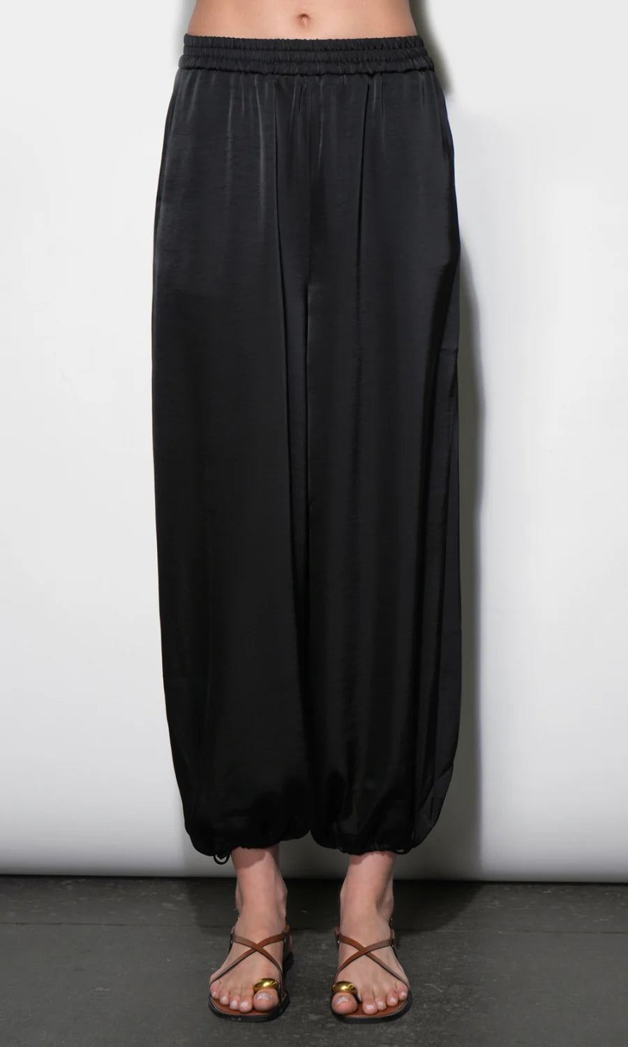 Greylin Ophelia Black Elastic Waist Balloon Pants