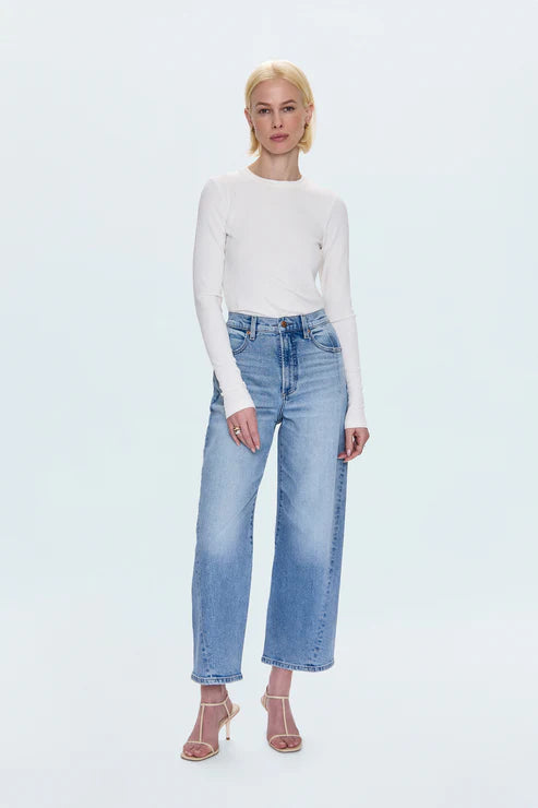 Pistola Kyra High Rise Bowed Ankle Jeans