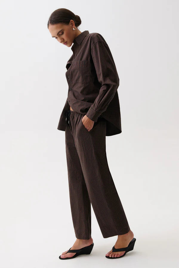 Theo Drawstring Pant Hot Toddy
