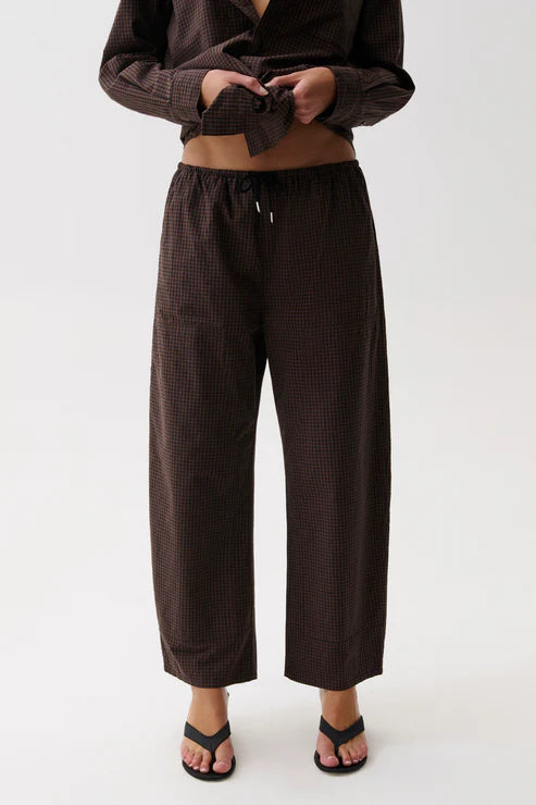 Theo Drawstring Pant Hot Toddy