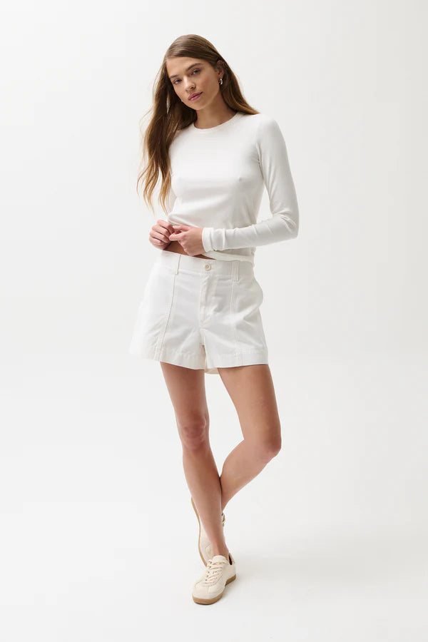 Pistola Mason White Relaxed Utility Shorts