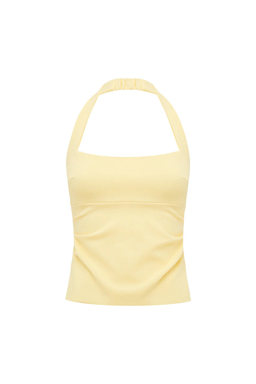 Parker Halter Top Lemon