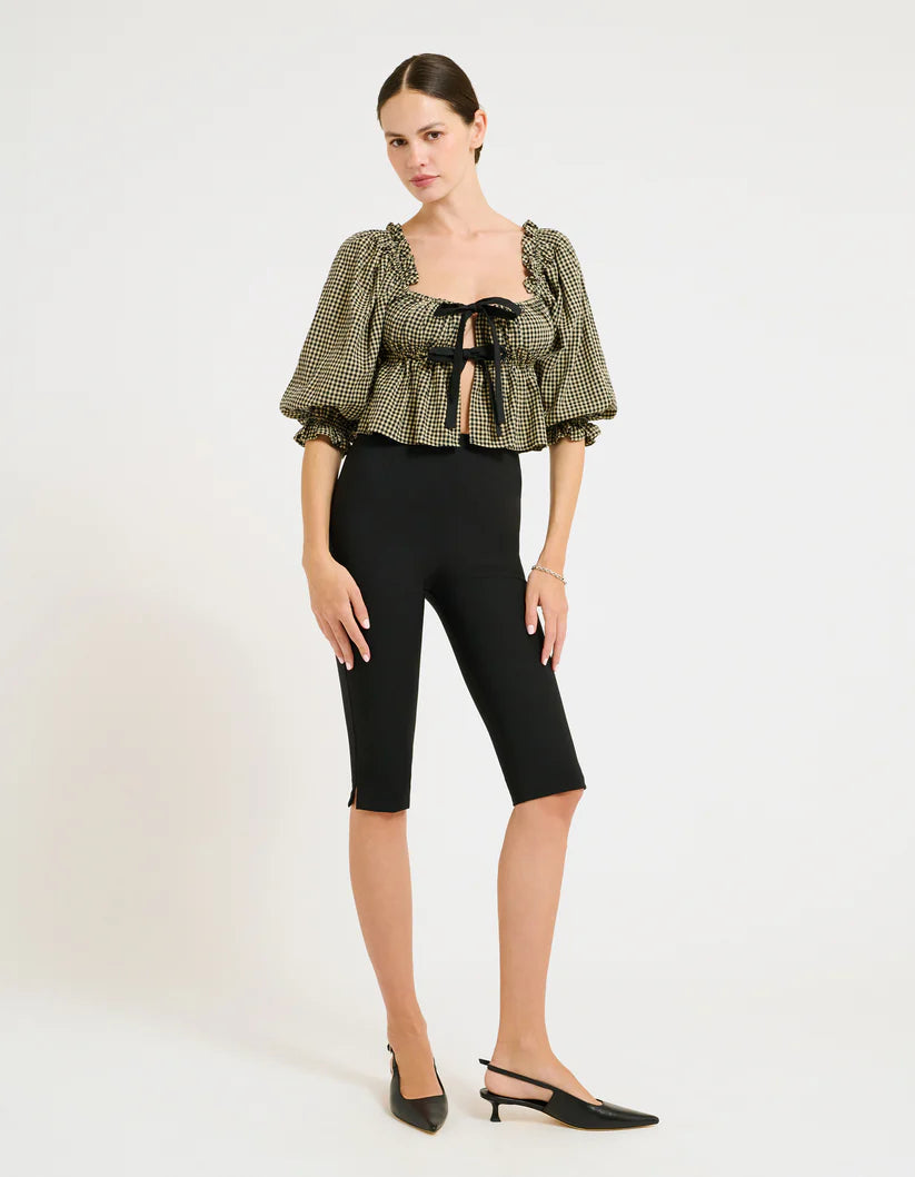 Pinup Capri Pants Black