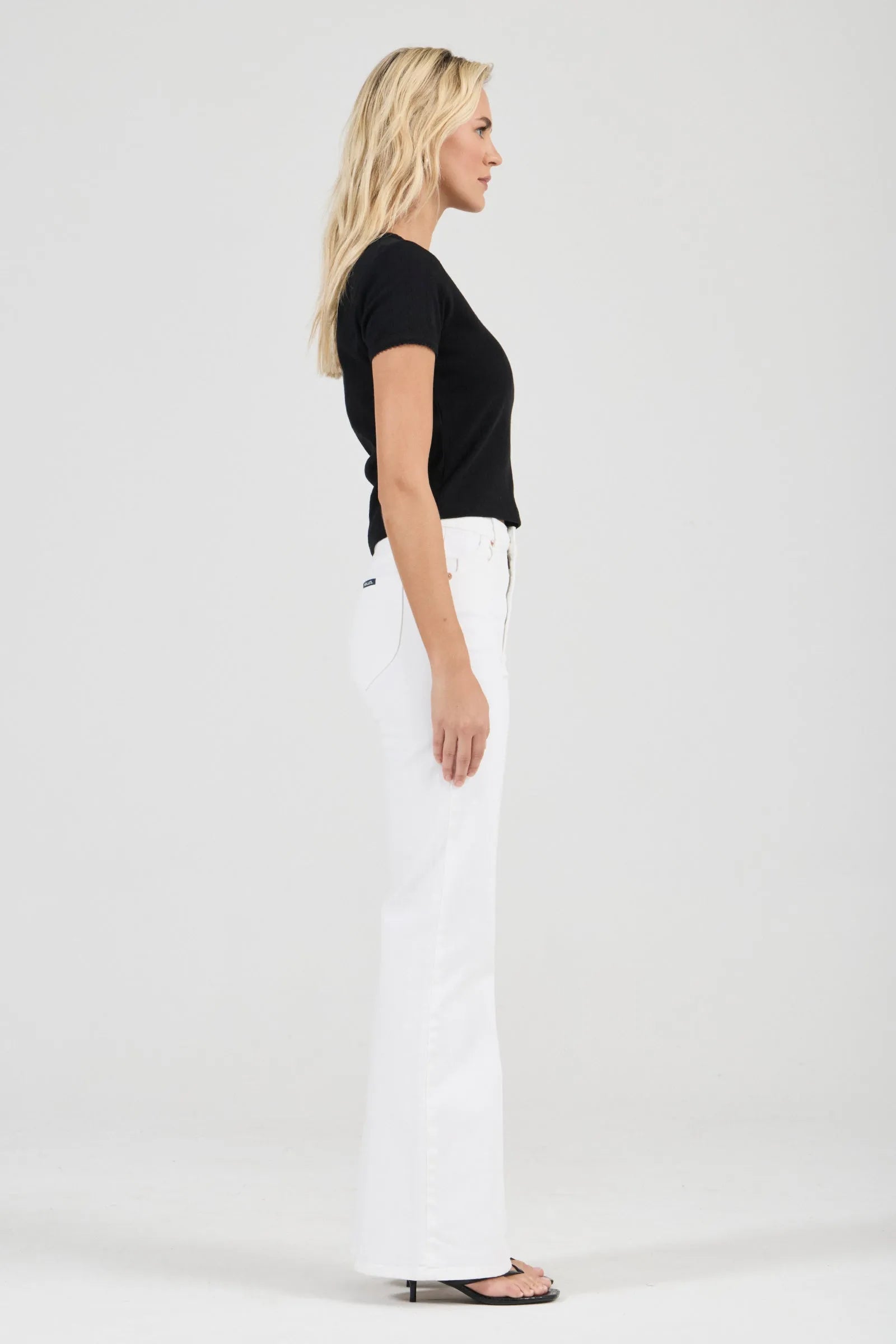 Rolla's East Coast Flare Jeans Vintage White