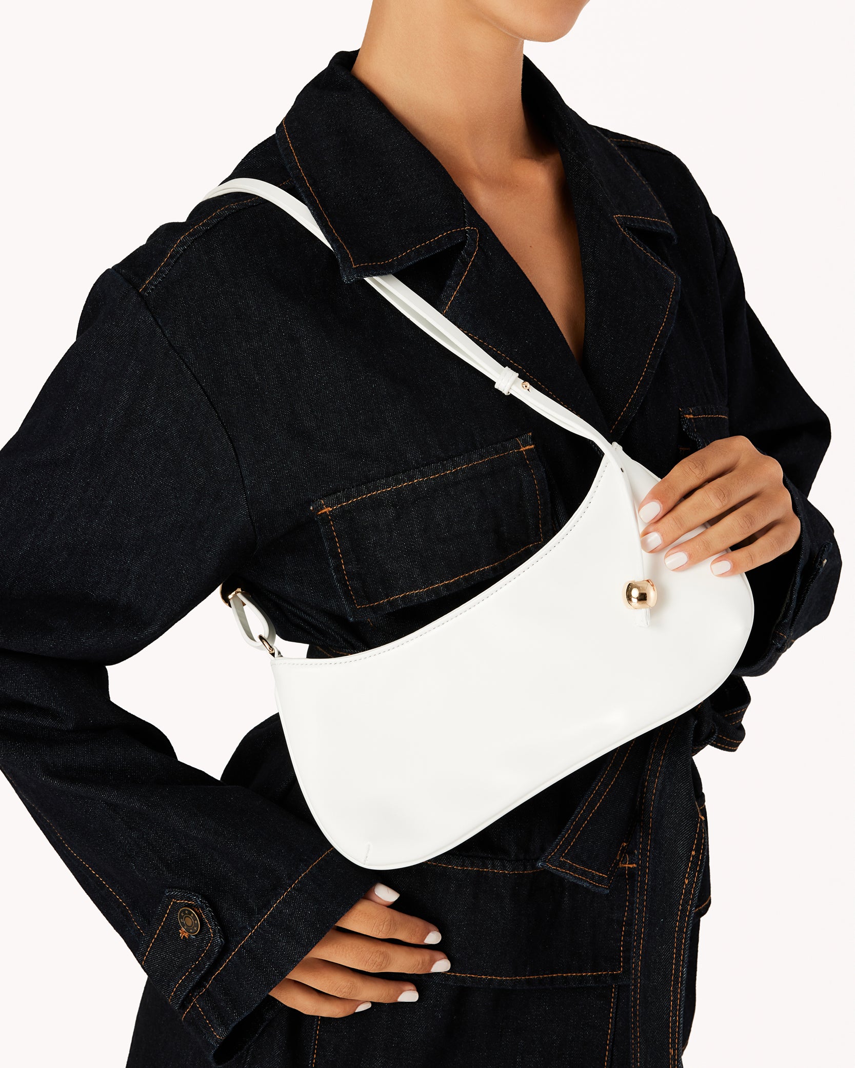 Rosabelle Shoulder Bag | White