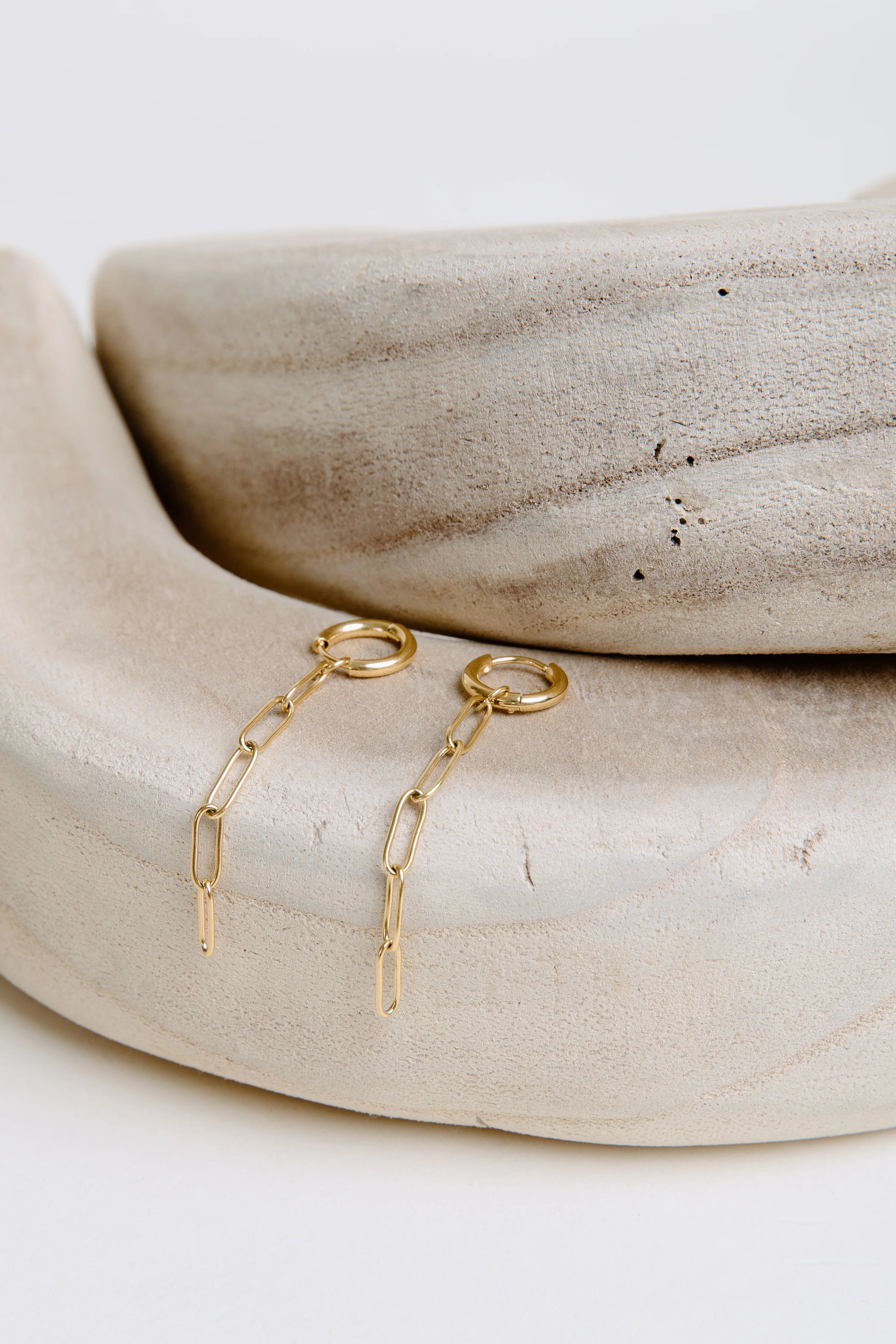 Raven Gold Earrings