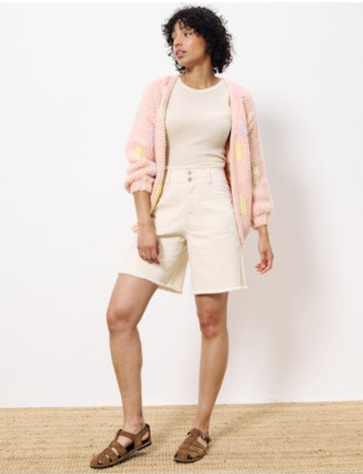 Lobelia Cardigan | Rose Pale