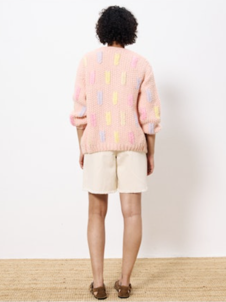 Lobelia Cardigan | Rose Pale