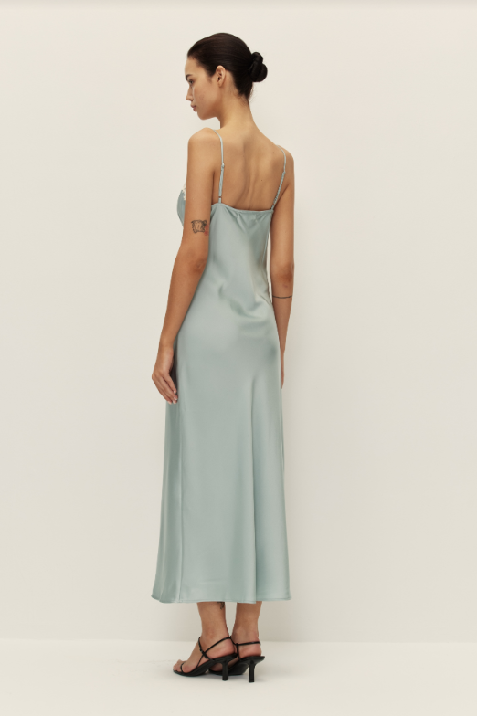 Evy Slip Dress | Aqua