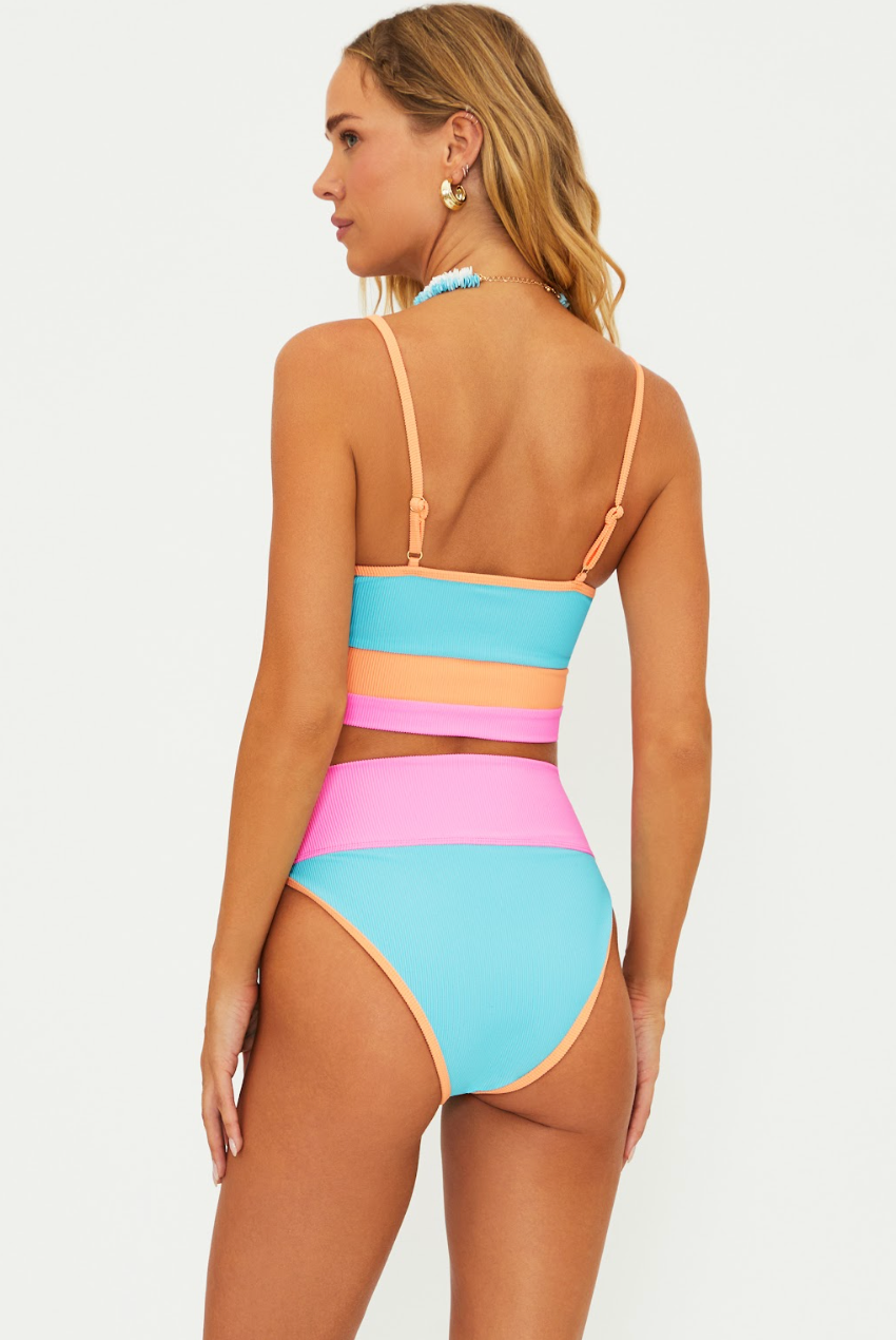 Eva Bikini Top Crush Colorblock