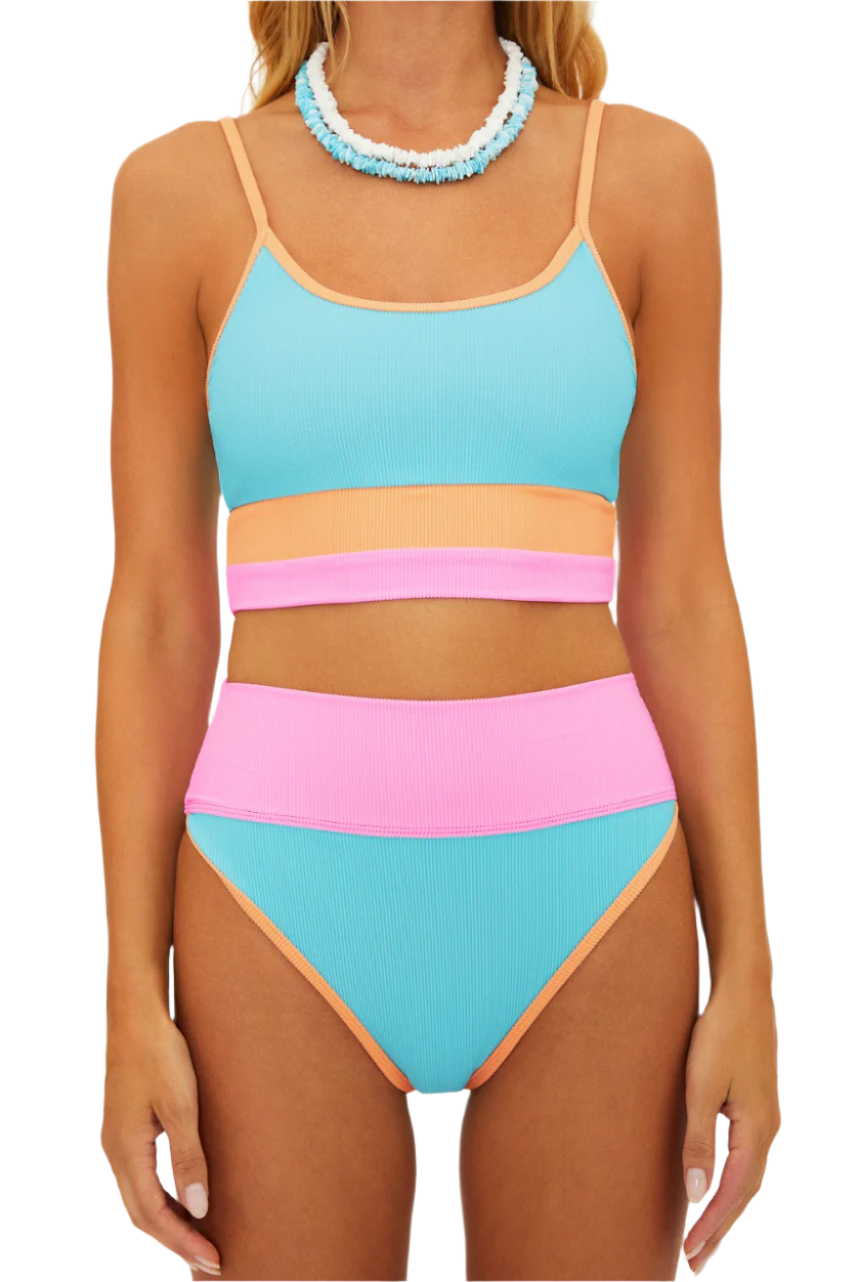 Eva Bikini Top Crush Colorblock