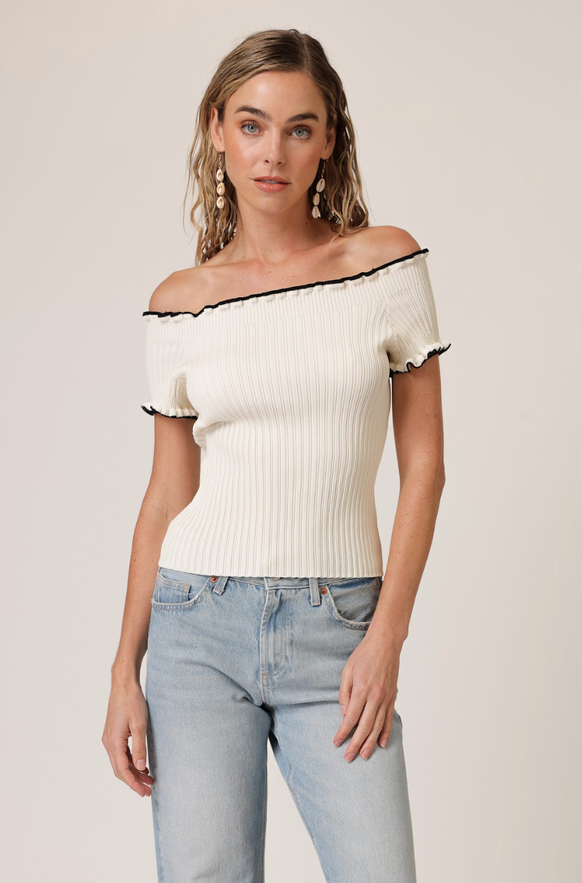 Reonny Off The Shoulder Sweater