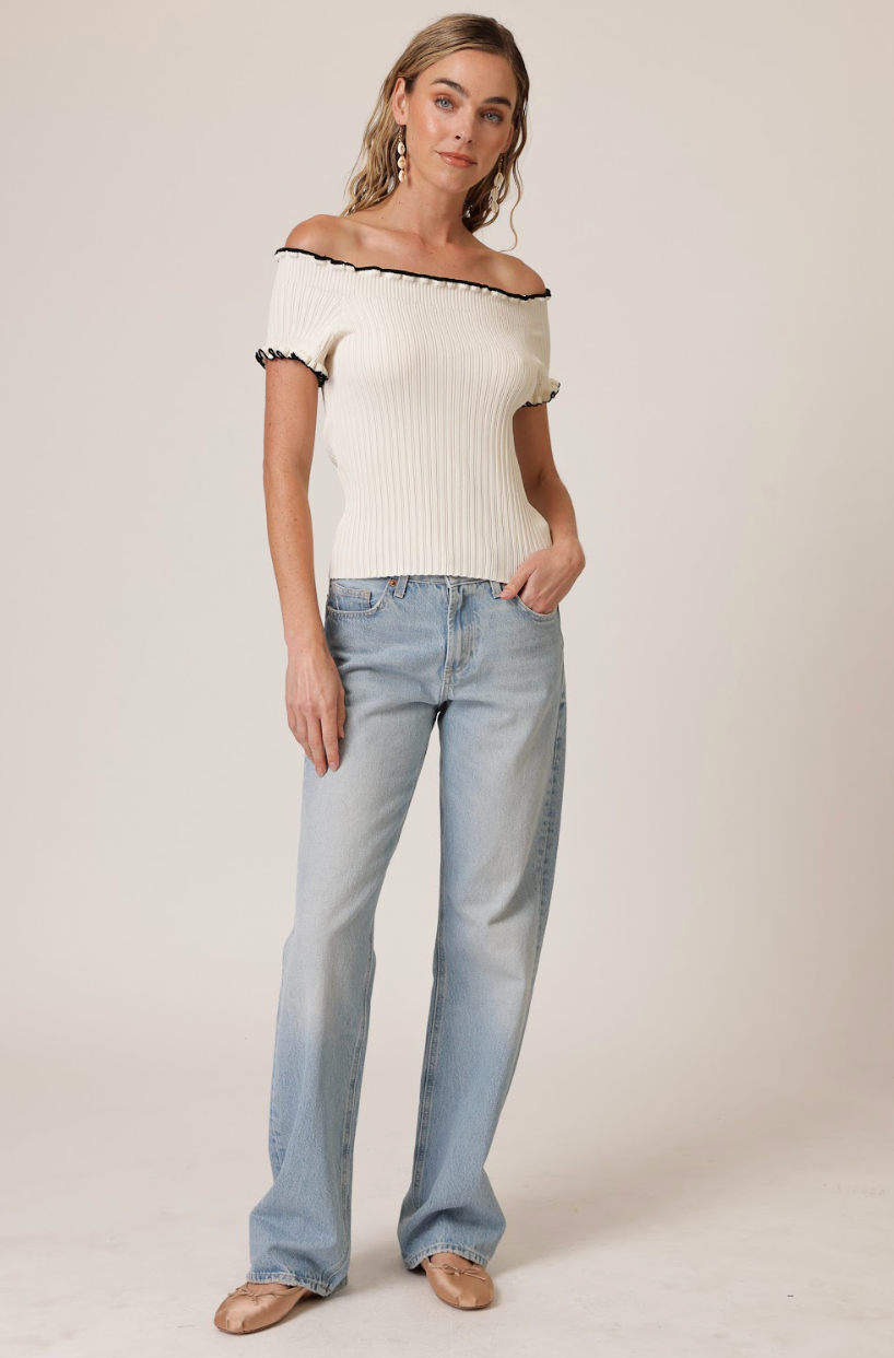 Reonny Off The Shoulder Sweater