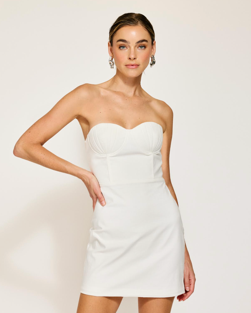 Fable Mini Dress | White