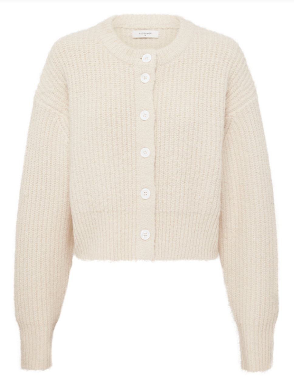 Nixon Cropped Cardigan | Ivory