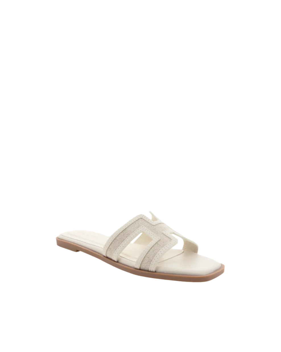 Gordy Slides | Cream Linen