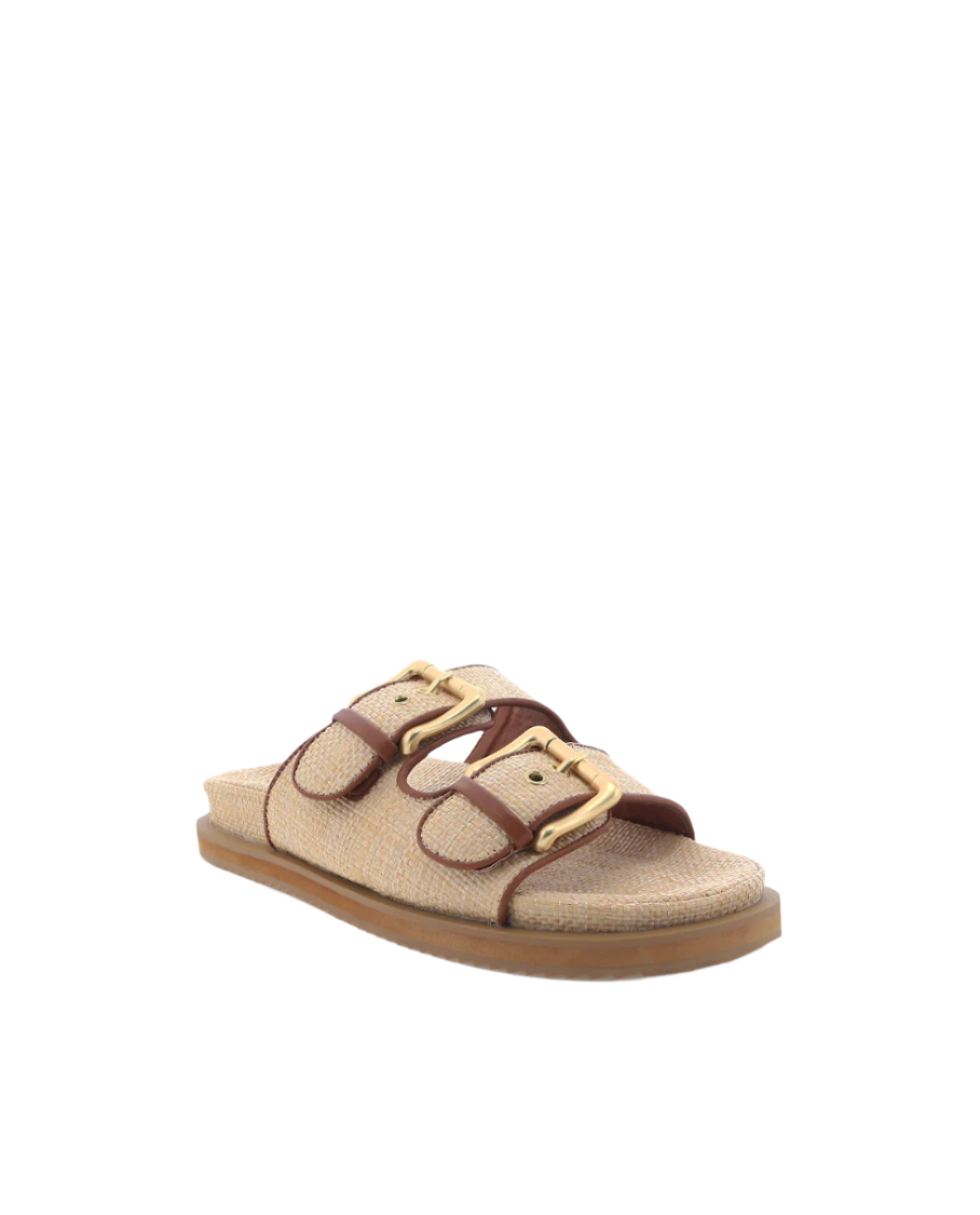 Tenzin Slides | Natural Raffia