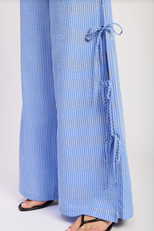 Amelie Pants | Blue & White