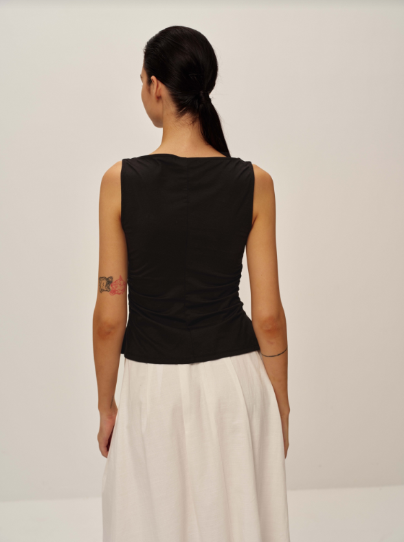 Myra Top | Black