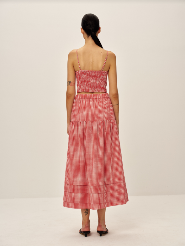 Jamie Top Red Gingham