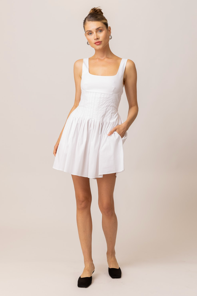 Ophelia Romper | White