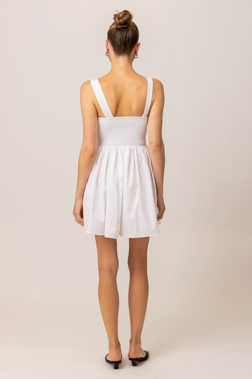 Ophelia Romper | White