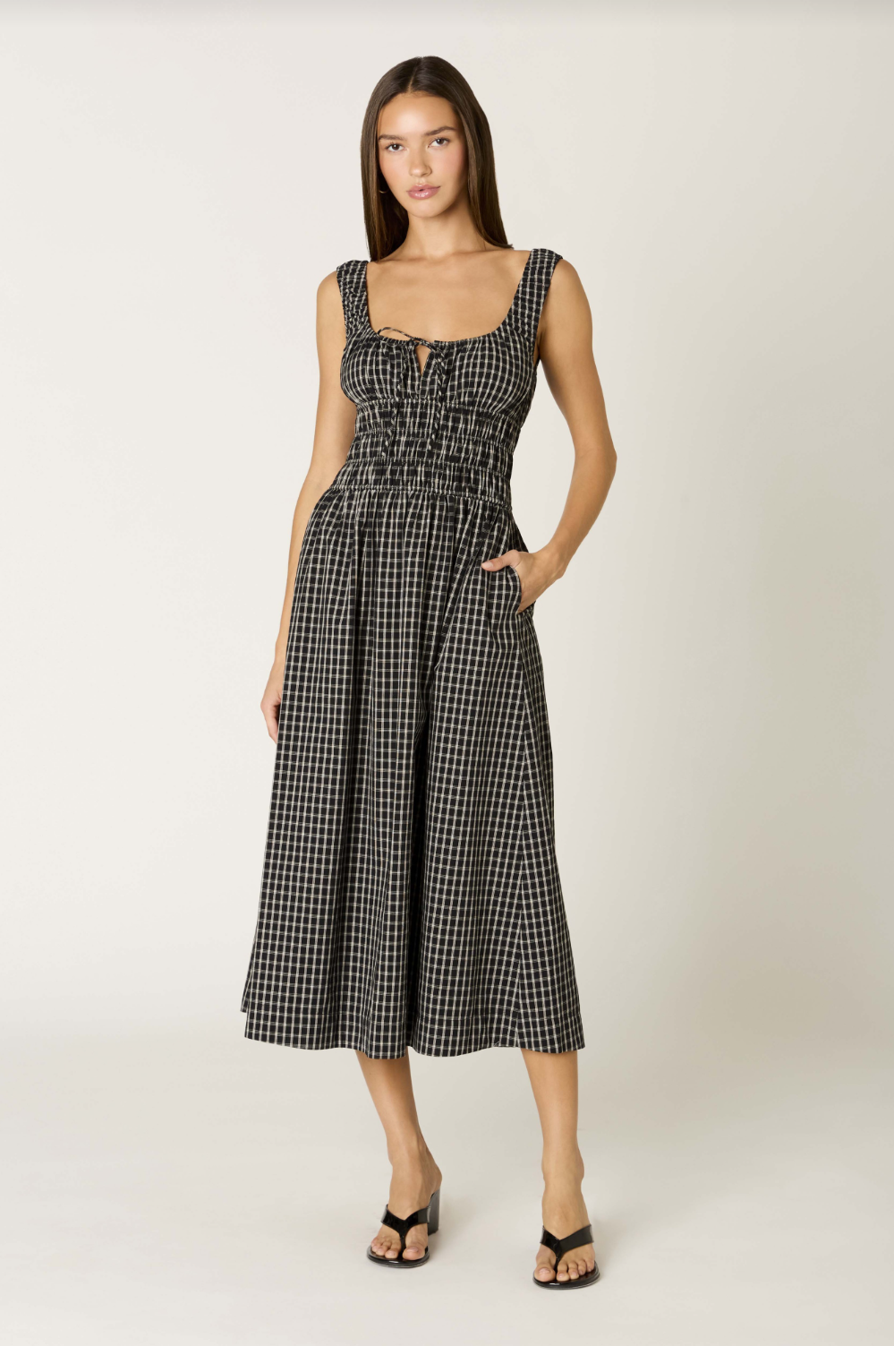 Salt Midi Dress Black