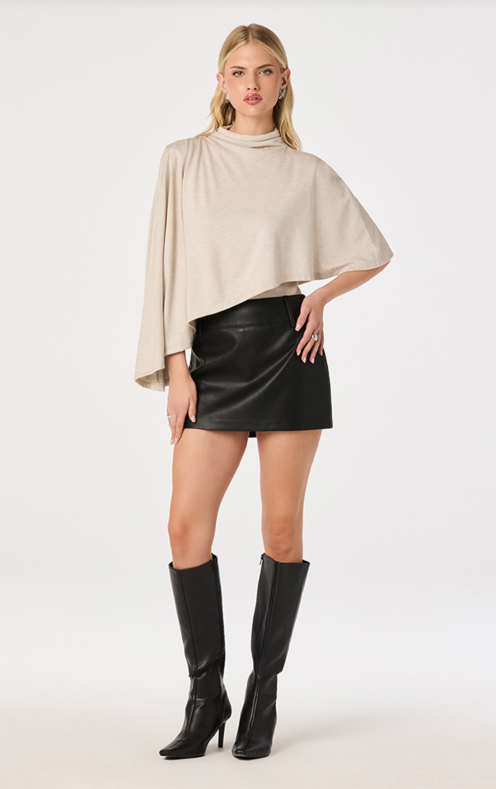 Jailene Poncho Top