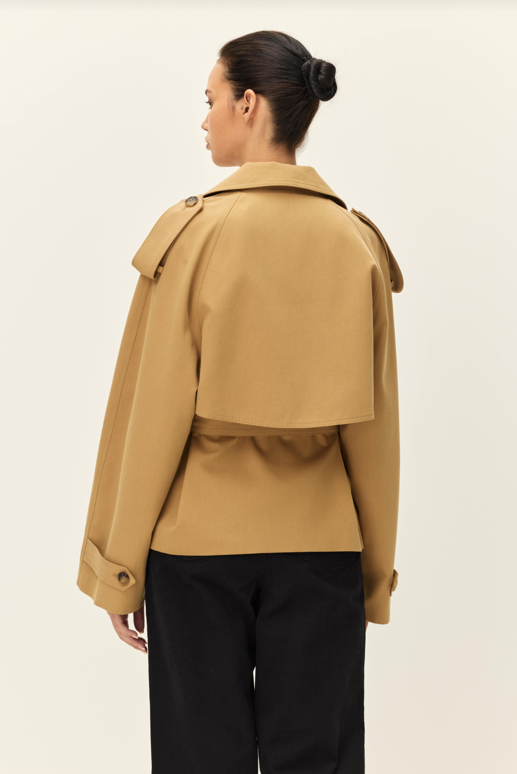 Elodie Eleanor Cropped Trench Coat
