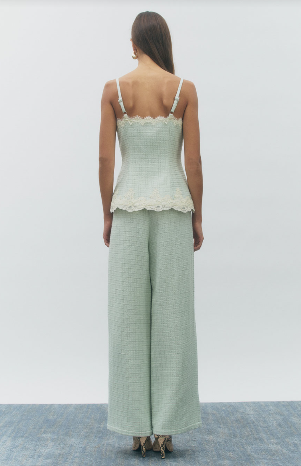 Maude Club Gabby Mint Ivory Top