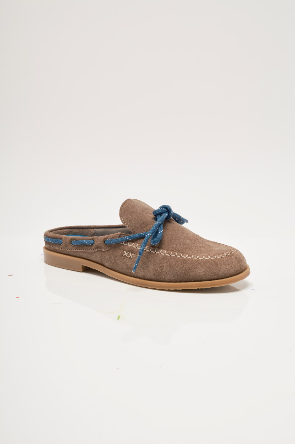 Free People Seas The Day Mules Taupe Suede Multi | Shoes