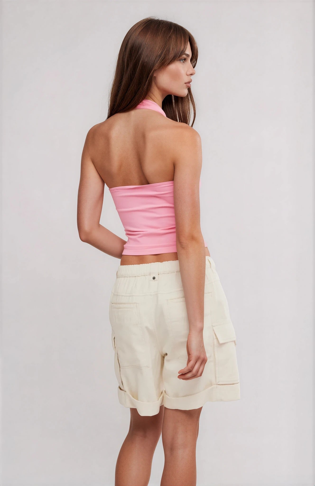 Free People Round Two Halter Top