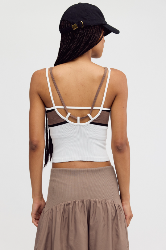 All Clear Coastline Stripe Cami