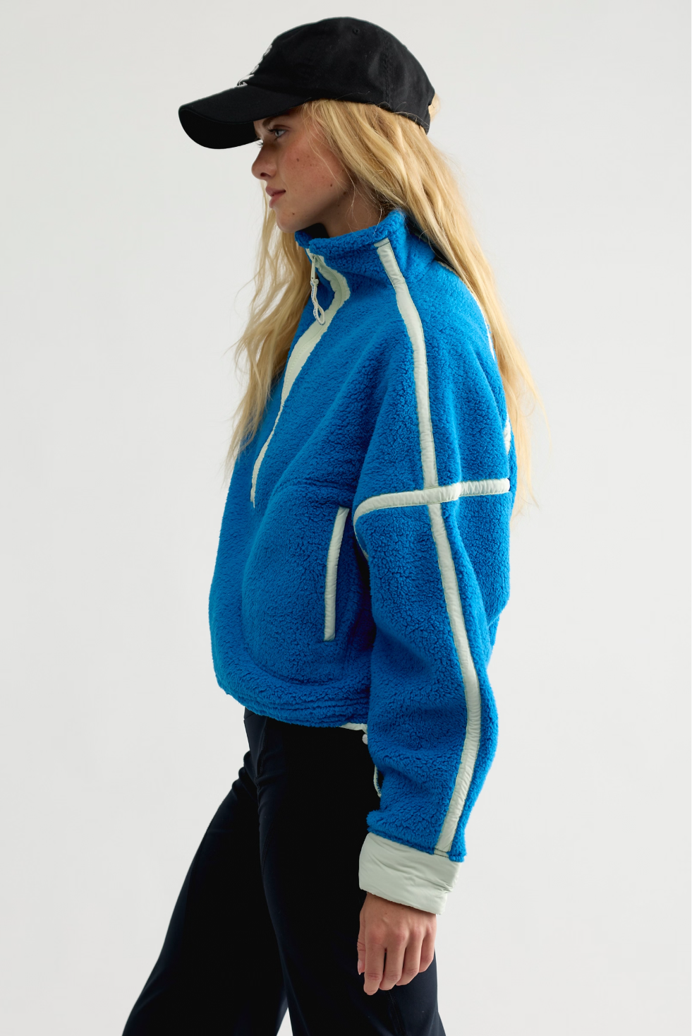 FP Movement Mountain High Half-Zip Fleece Powerline W/ Spring