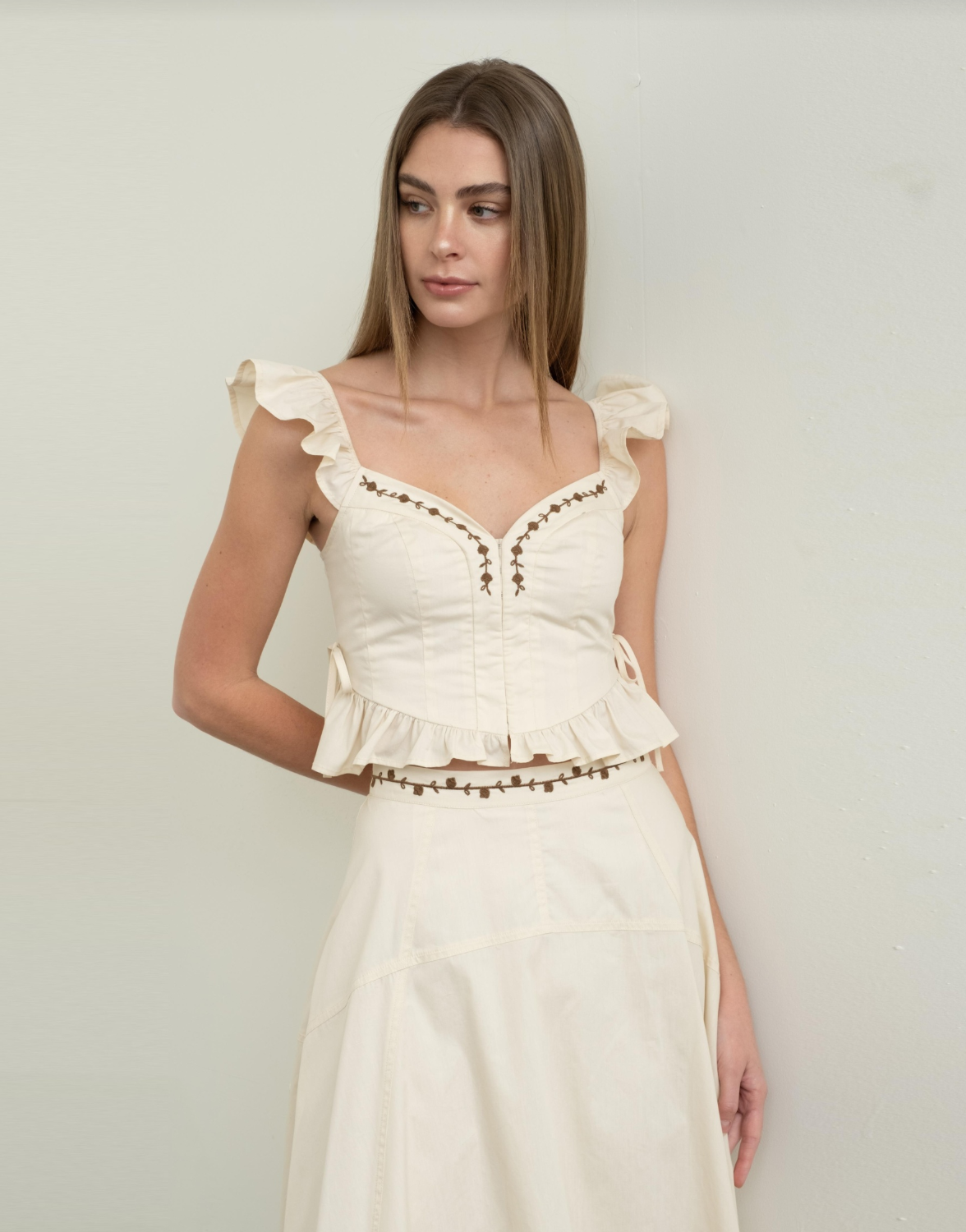 Hannah Ruffle Top