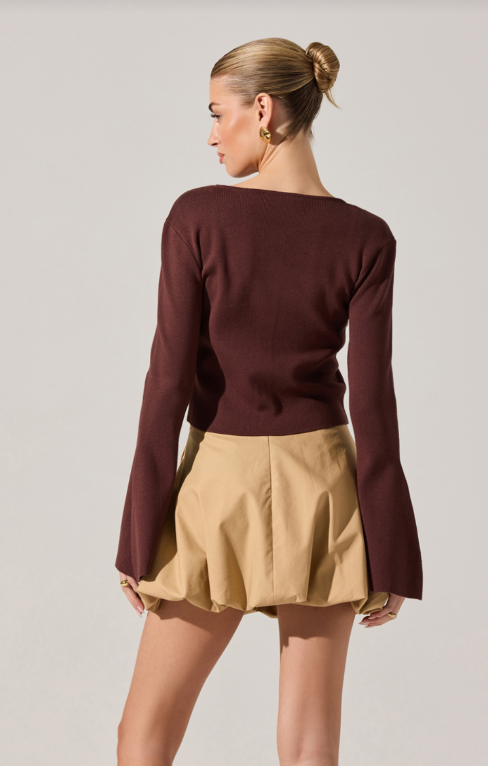 Nylah Cardigan Brown