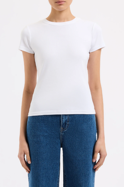 Nude Lucy Organic Baby Tee White