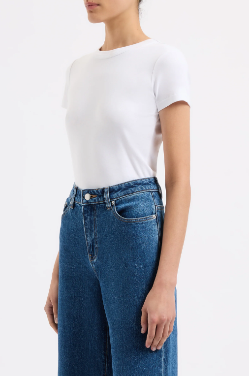 Nude Lucy Organic Baby Tee White