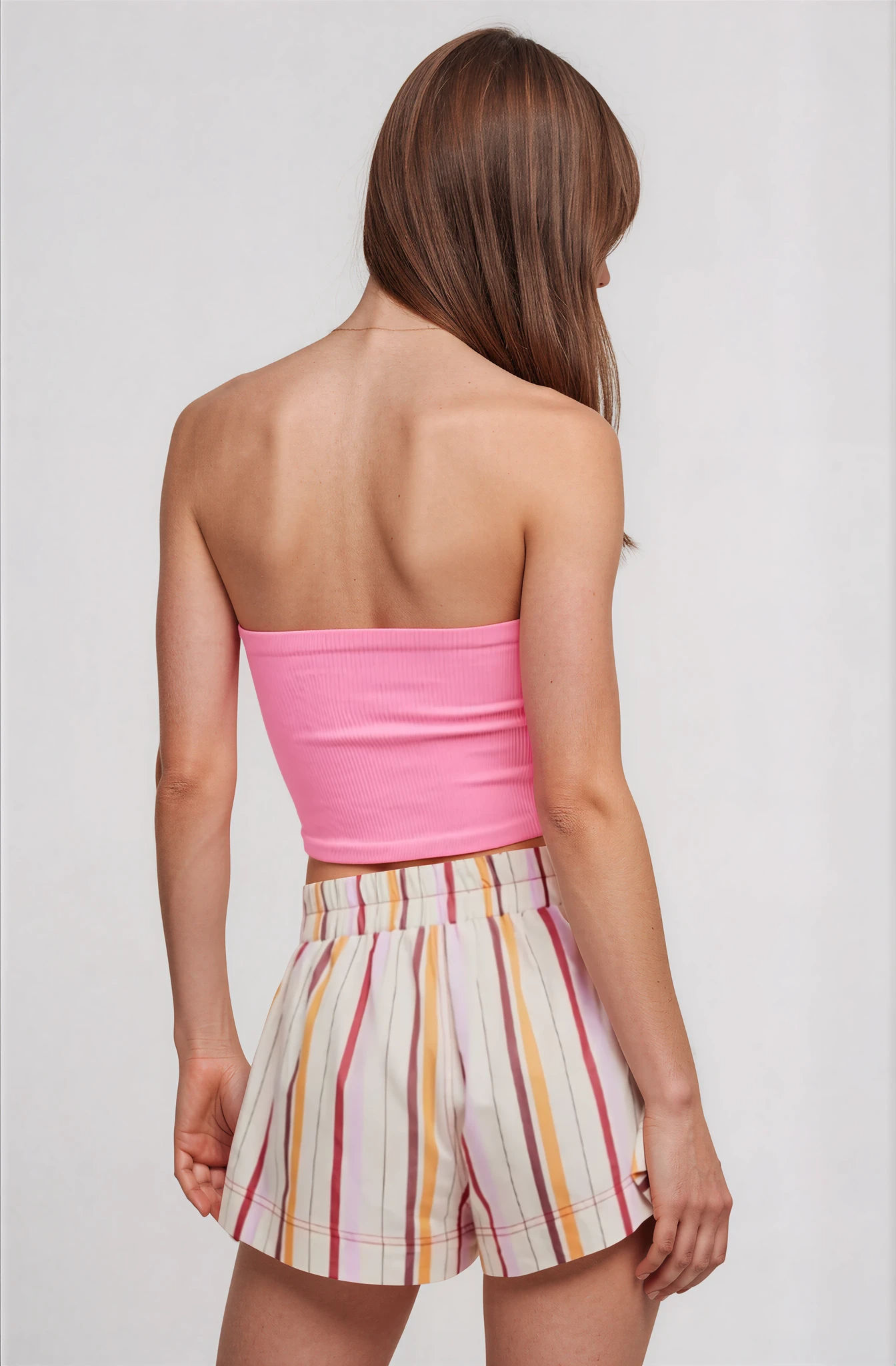 Free People Adrienne Bandeau Pink Flame