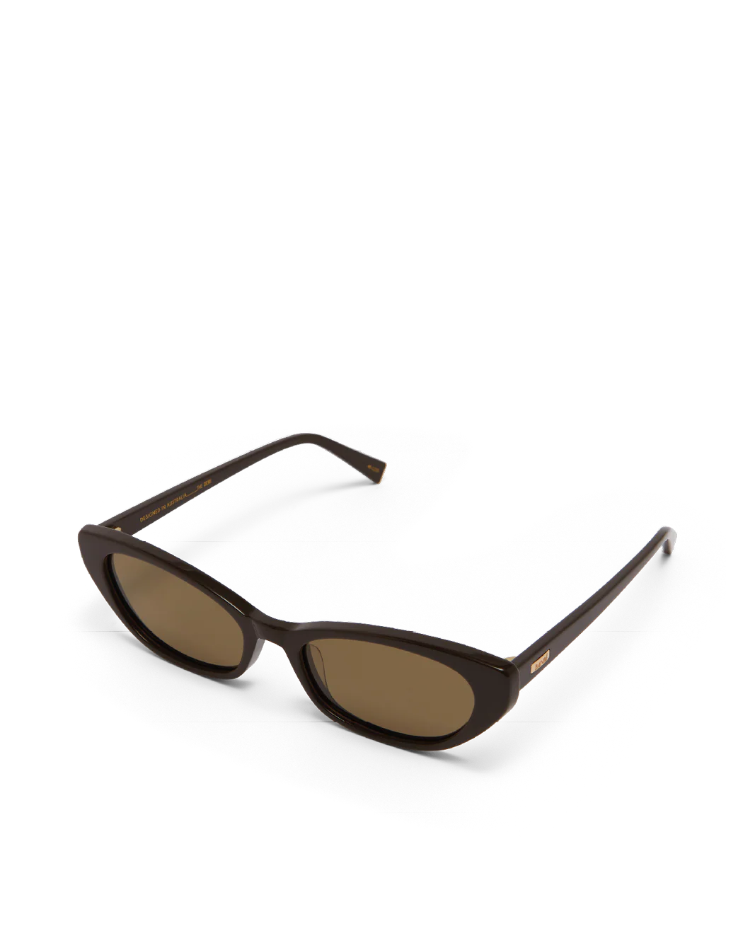 Banbe The Demi Dark Cacao Espresso Sunglasses