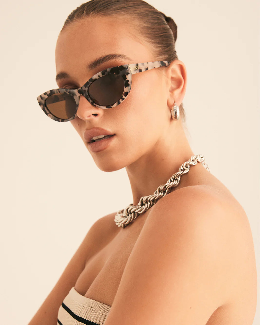 The Estella Sunglasses | Blonde Tort Choc