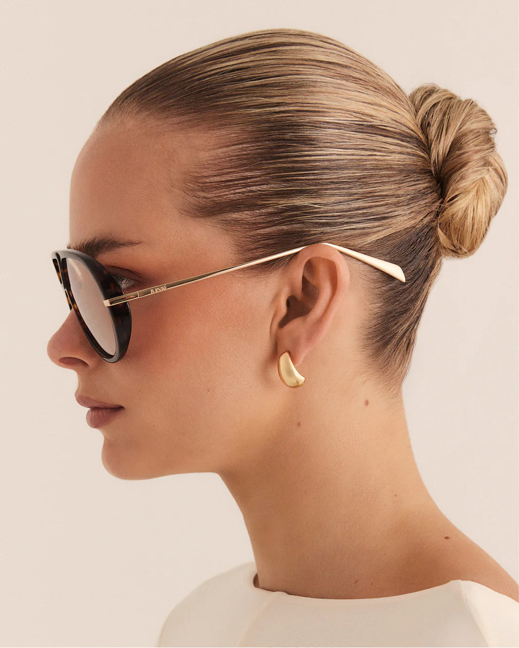 Banbe The Harley Sunglasses Cacao Tort Peach