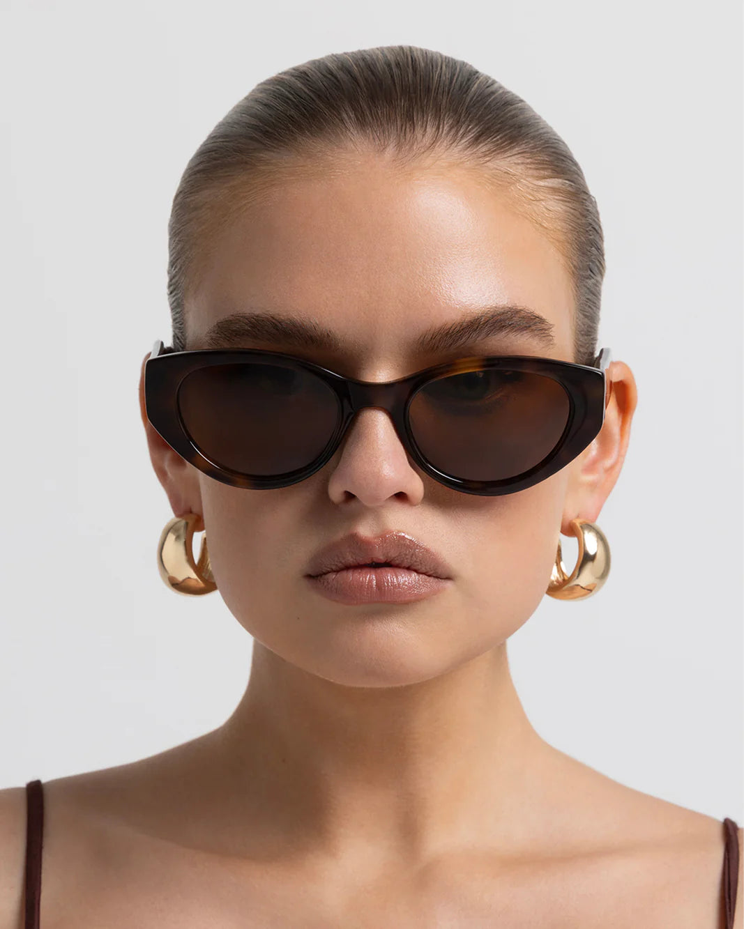 The Kelly Sunglasses Havana Tort-Hazel