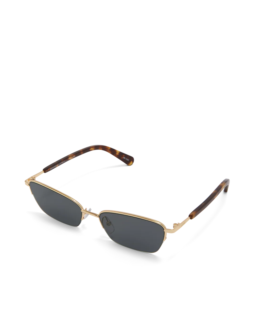 Banbe The Lydia Sunglasses Havana Tort Gold Smoke
