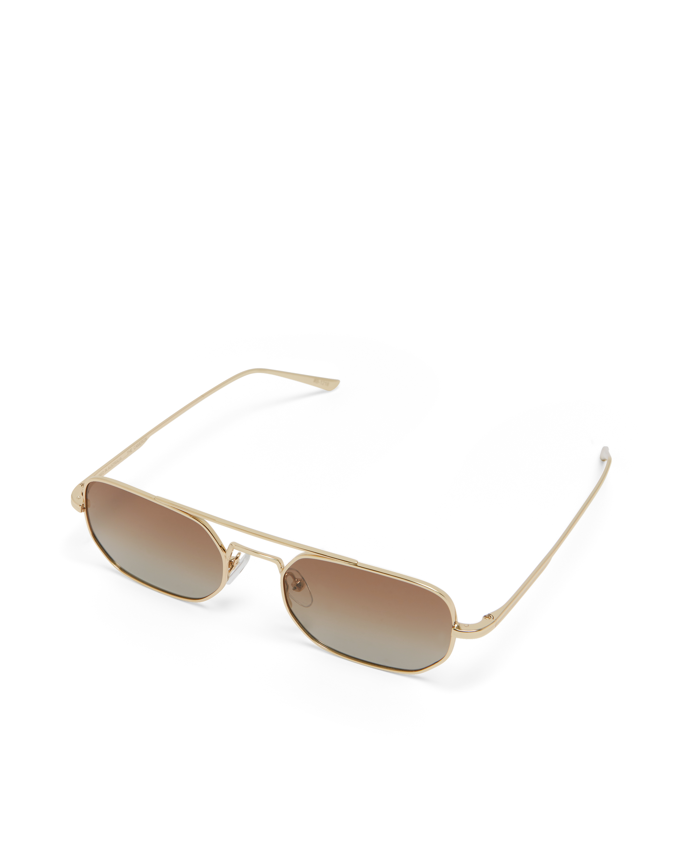 Banbe The Cameron Sunglasses Gold Chocolate Fade