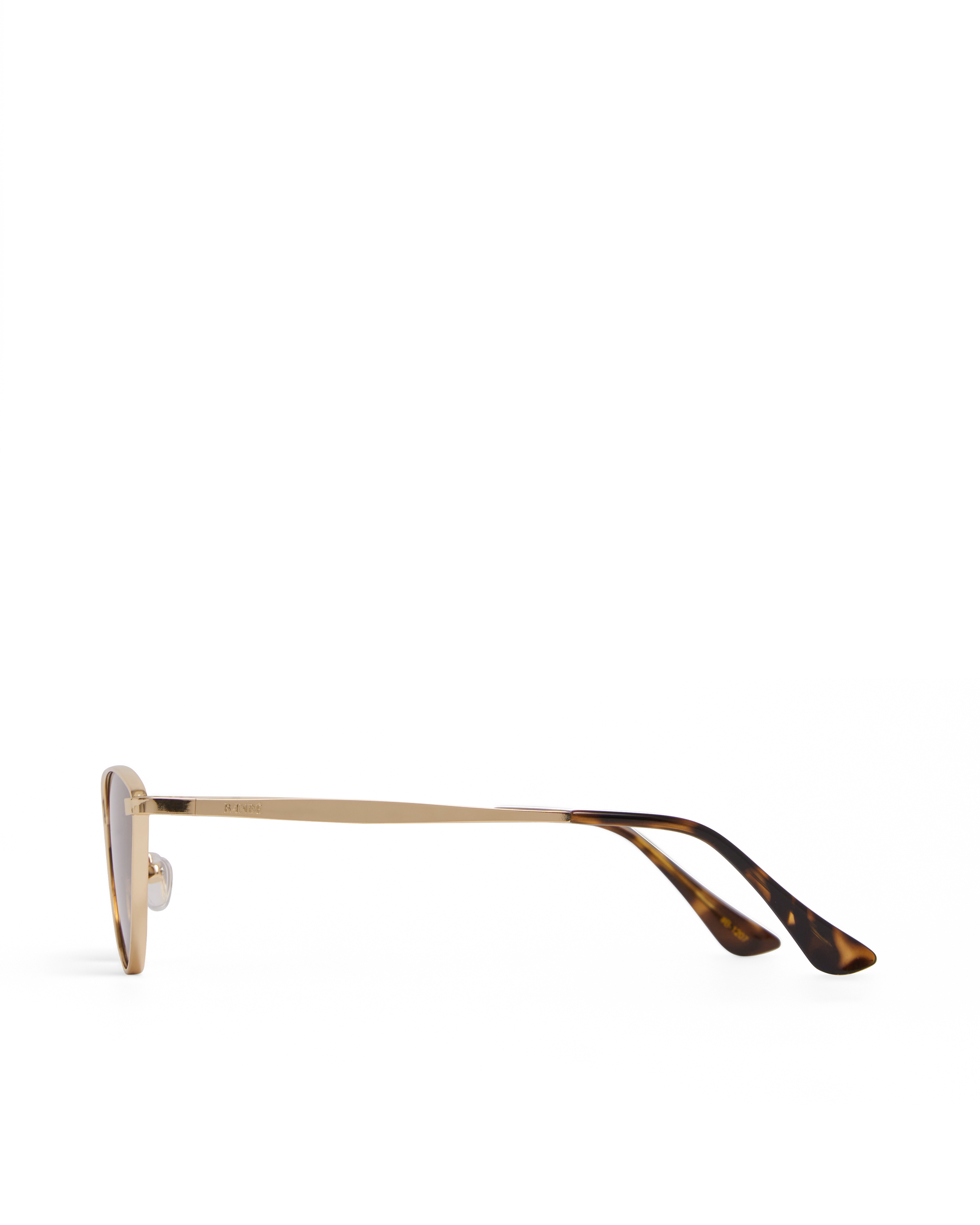 The Sydney Sunglasses Gold Brown