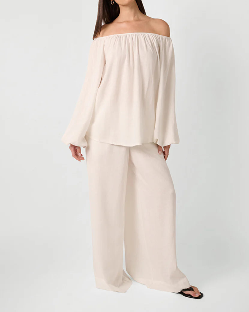 WeWoreWhat | Off The Shoulder Top | White